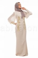 Вечерняя Одежда Хиджаб Белый S3684