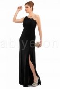 Длинное Вечернее Платье Черный-Золотой O3523