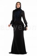 Вечерняя Одежда Хиджаб Ярко-синий S9003