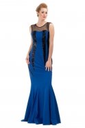 Длинное Вечернее Платье Ярко-синий C6107