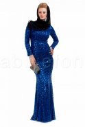 Вечерняя Одежда Хиджаб Ярко-синий C6109
