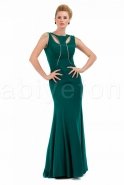 Длинное Вечернее Платье Изумрудно-зеленый C6066