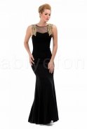 Длинное Вечернее Платье Черный C6063