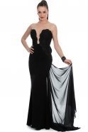 Длинное Вечернее Платье Черный AL8546