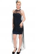 Короткое Вечернее Платье Ярко-синий A60076