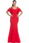 Длинное Вечернее Платье красный C7022
