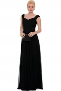 Длинное Вечернее Платье Черный C7113