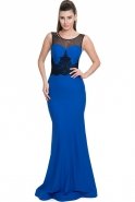 Длинное Вечернее Платье Ярко-синий C7124