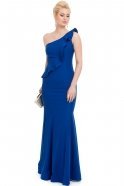 Длинное Вечернее Платье Ярко-синий C3271