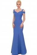 Длинное Вечернее Платье Синий C7003