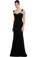 Длинное Вечернее Платье Черный C7115