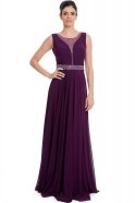 Длинное Вечернее Платье Пурпурный C7131