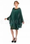 Вечернее Платье Большого Размера зелёный C5050