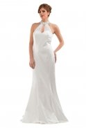 Длинное Вечернее Платье Белый O3526