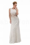 Длинное Вечернее Платье Белый F1159