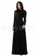 Вечерняя Одежда Хиджаб Черный S3604