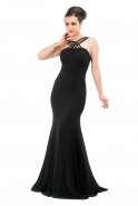 Длинное Вечернее Платье Черный C6064