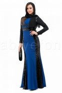 Вечерняя Одежда Хиджаб Ярко-синий C6093
