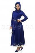 Вечерняя Одежда Хиджаб Ярко-синий T1731