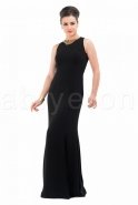 Длинное Вечернее Платье Черный S3733