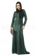 Вечерняя Одежда Хиджаб зелёный M1384