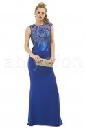 Длинное Вечернее Платье Ярко-синий S3757