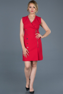 Короткое Платье На Приглашение красный ABK508