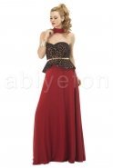 Длинное Вечернее Платье Бордовый S3678