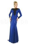 Длинное Вечернее Платье Ярко-синий M1370