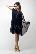 Короткое Вечернее Платье Темно-синий T1616
