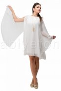 Короткое Вечернее Платье Белый N96670