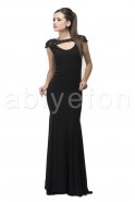 Длинное Вечернее Платье Черный O6554
