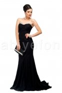 Длинное Вечернее Платье Черный F911