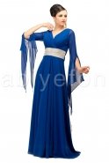 Длинное Вечернее Платье Ярко-синий F375