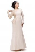 Вечерняя Одежда Хиджаб Белый S3616