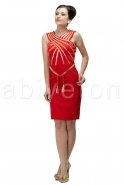 Короткое Вечернее Платье красный O6768