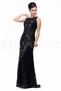 Длинное Вечернее Платье Черный M1362