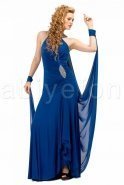 Длинное Вечернее Платье Ярко-синий F832