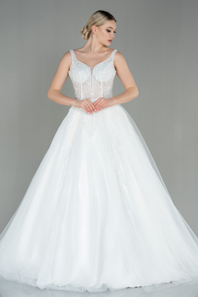 Свадебное Платье Белый ABG017