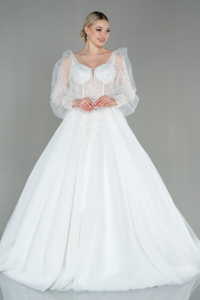 Свадебное Платье Белый ABG012
