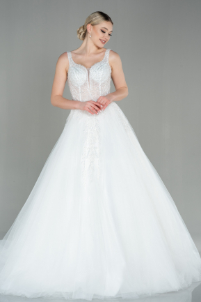 Свадебное Платье Белый ABG005