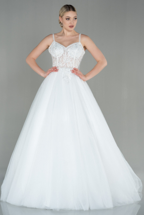 Свадебное Платье Белый ABG015
