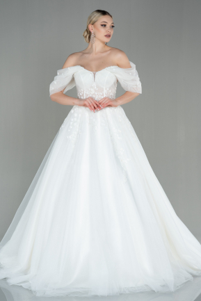 Свадебное Платье Белый ABG008