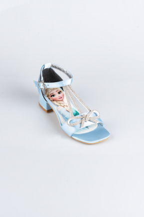 Детская Обувь С Зеркальным Эффектом Светло-синий HR100