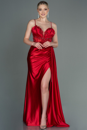 Длинное Вечернее Платье красный ABU3192