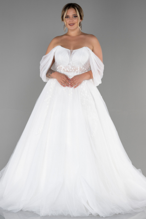 Свадебное Платье Белый ABG028