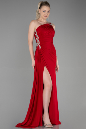 Длинное Вечернее Платье красный ABU2964