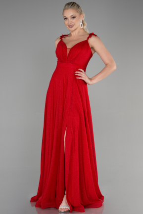 Длинное Вечернее Платье красный ABU2307