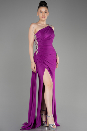 Длинное Вечернее Платье Фиолетовый ABU2964
