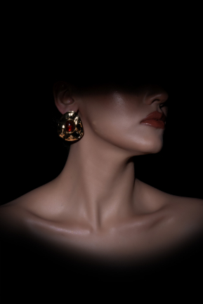Серьги Коричнево-золотой DF1038